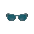 Lunettes de soleil pour femmes Calvin Klein bleu en acétate, monture élégante et moderne, vues de face.