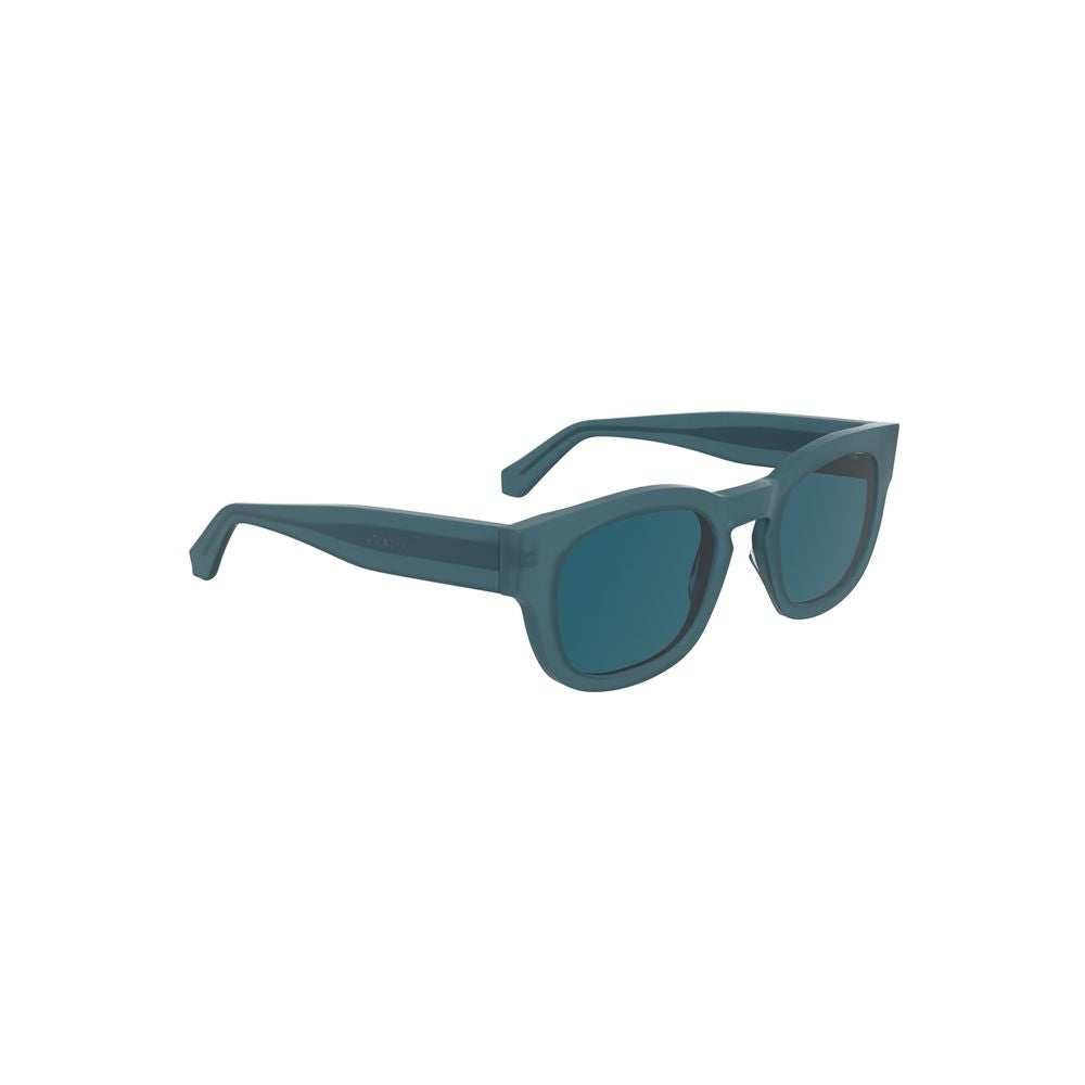 Lunettes de soleil pour femmes Calvin Klein Blue en acétate avec monture élégante et design moderne.