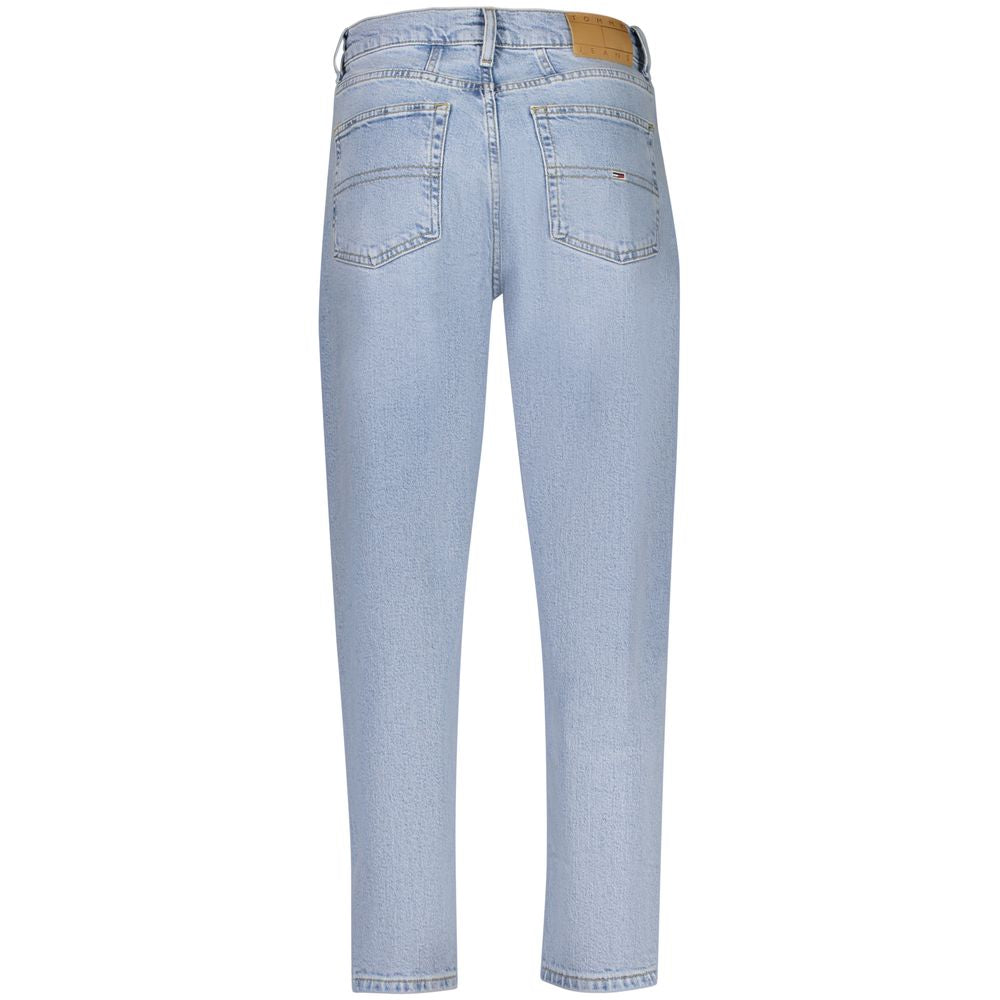 Tommy Hilfiger Azzurro Damen High-Waist-Jeans aus Baumwolle
