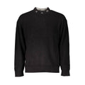 Pull homme Calvin Klein en coton noir, style classique et confort, visible avec col rond et manches longues.