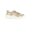 Sneakers pour femmes Tommy Hilfiger Bianco en polyuréthane, design moderne et confortable, vue de face.