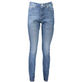 Jeans en coton pour femmes de Tommy Hilfiger, coupe classique, bleu, détails de couture visibles.