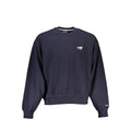 Sweatshirt en coton bleu pour homme de Tommy Hilfiger, col rond et logo discret sur la poitrine.