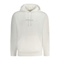 Sweatshirt blanc en coton pour homme de la marque Calvin Klein, doux et confortable, avec logo discret sur la poitrine.