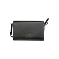 Sac à main noir en polyester pour femmes de Calvin Klein, élégant et pratique, avec détails modernes et design épuré.