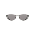 Lunettes de soleil noires pour femmes de la marque Calvin Klein avec monture en métal, style élégant et moderne.