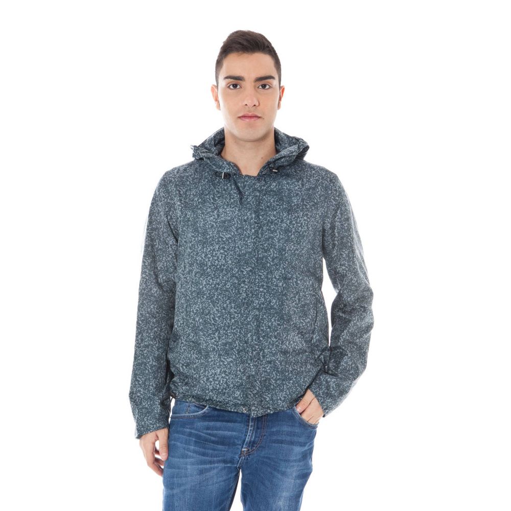 Calvin Klein Graue Polyamid Herrenjacke