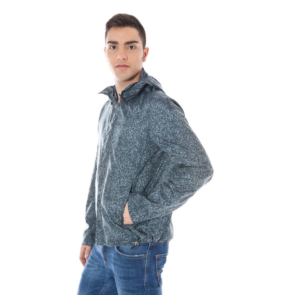 Calvin Klein Graue Polyamid Herrenjacke