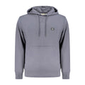 Sweat à capuche pour homme Calvin Klein en coton bleu, veste décontractée avec logo discret, vue de face.