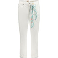 Jeans skinny pour femmes Guess Jeans Bianco en Lyocell, coupe ajustée et tissu léger, visible sur l'image.