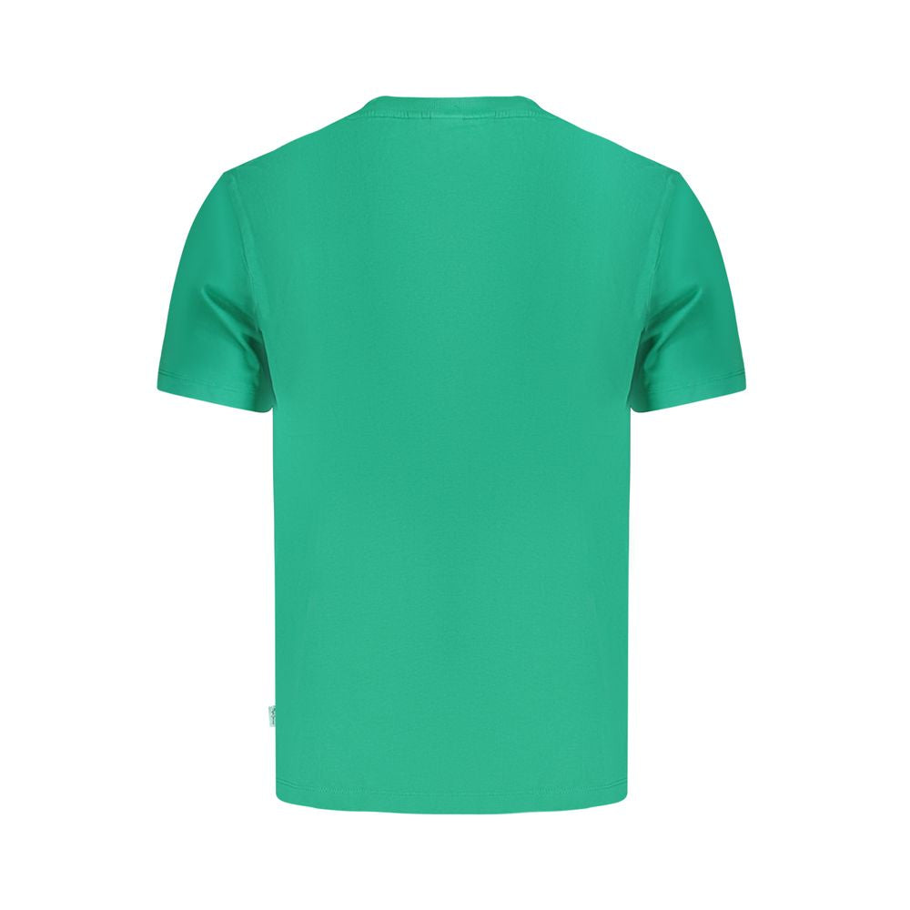 T-shirt en coton vert pour homme de la marque Pepe Jeans, affichant un design simple et élégant.