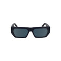 Lunettes de soleil pour femmes Calvin Klein en acétate bleu, monture élégante et moderne, design tendance et confortable.