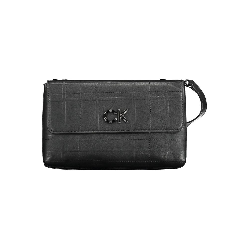 Calvin Klein Nero Polyester Damen Schultertasche