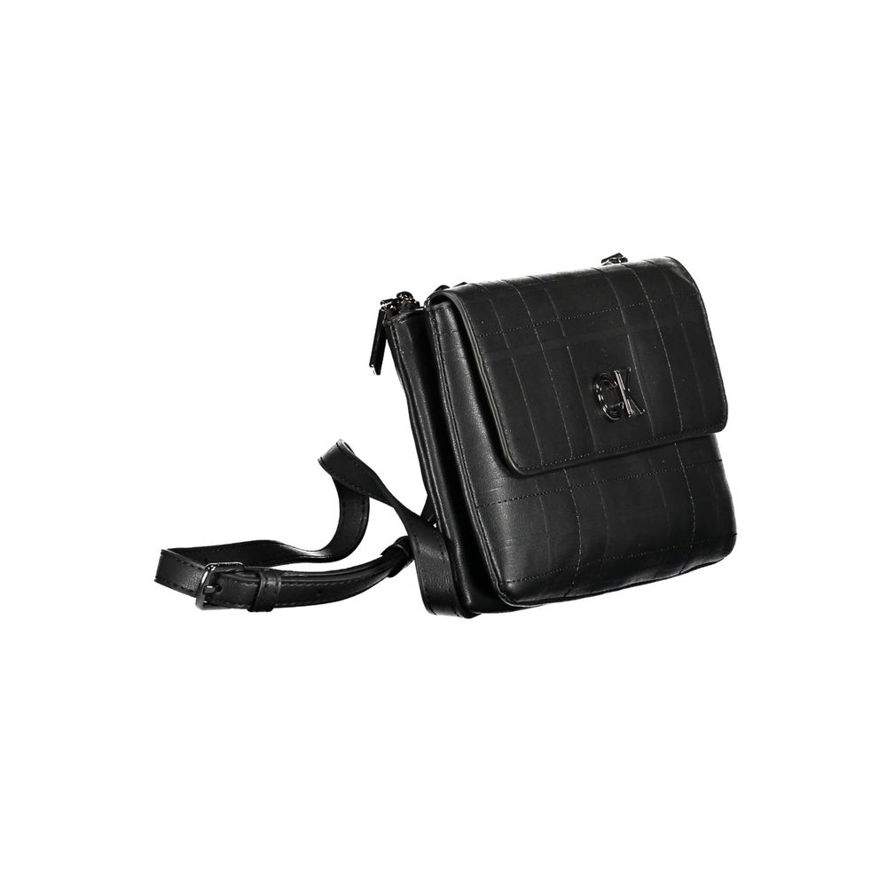 Calvin Klein Nero Polyester Damen Schultertasche
