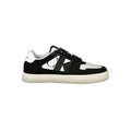 Chaussures de sport blanches pour hommes Calvin Klein en polyester, baskets tendance et confortables.