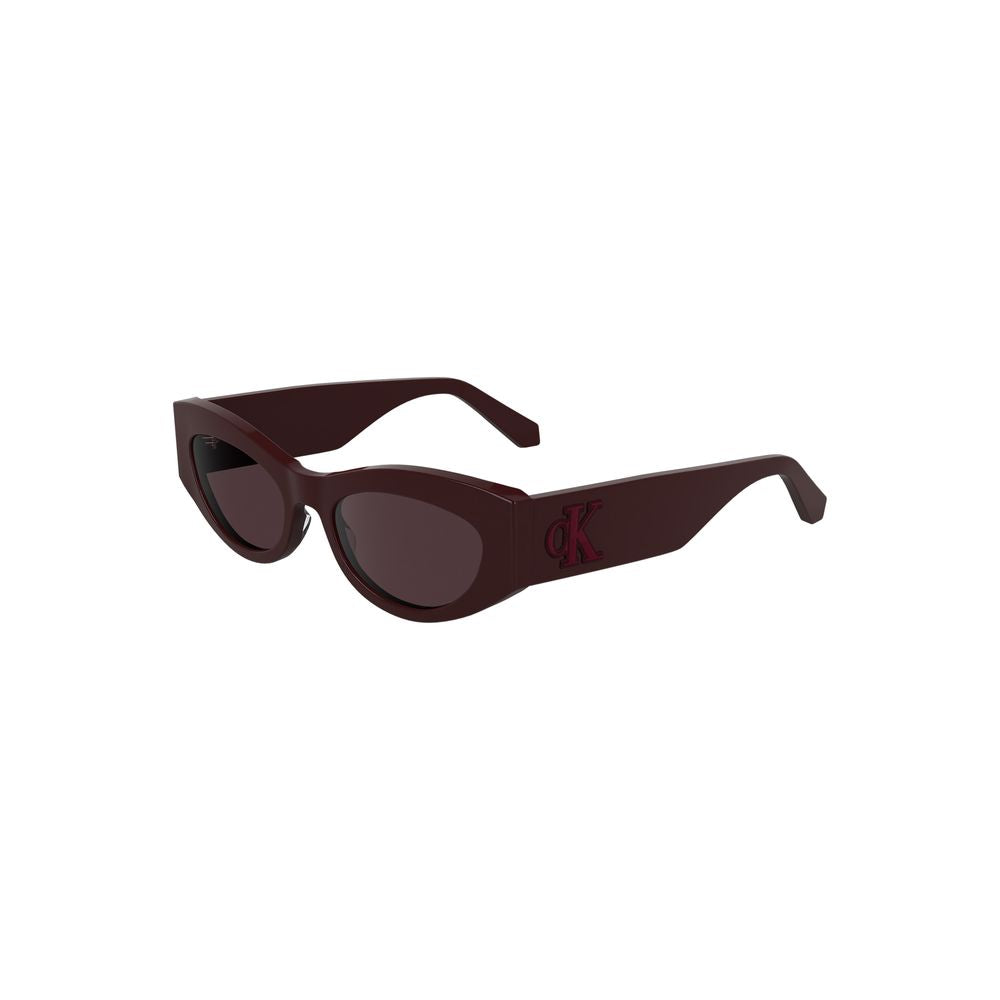 Lunettes de soleil pour femmes Calvin Klein Rosso en acétate, monture élégante et moderne avec verres teintés.