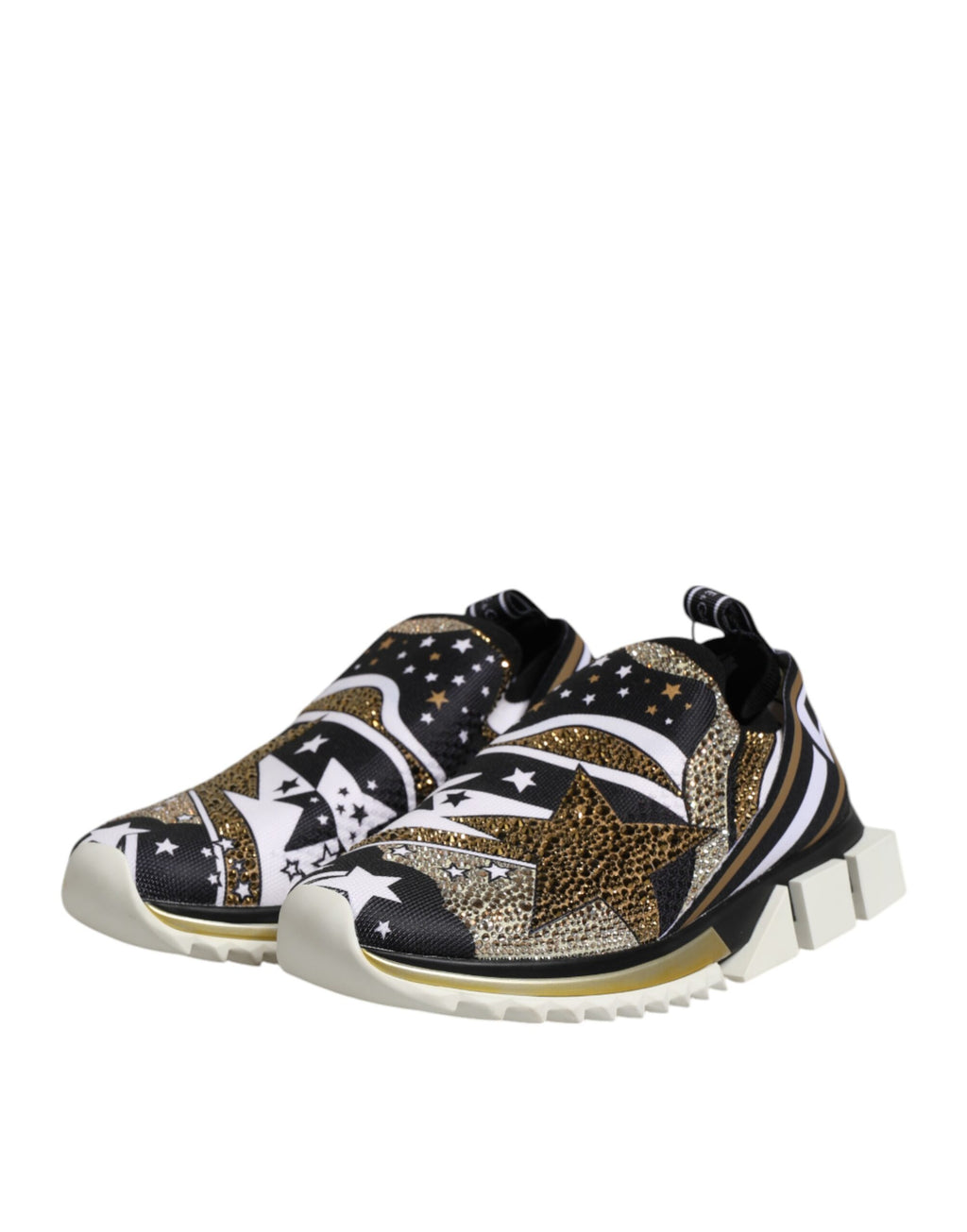 Chaussures sneakers basses Dolce & Gabbana Sorrento multicolores, style décontracté avec design coloré et moderne.