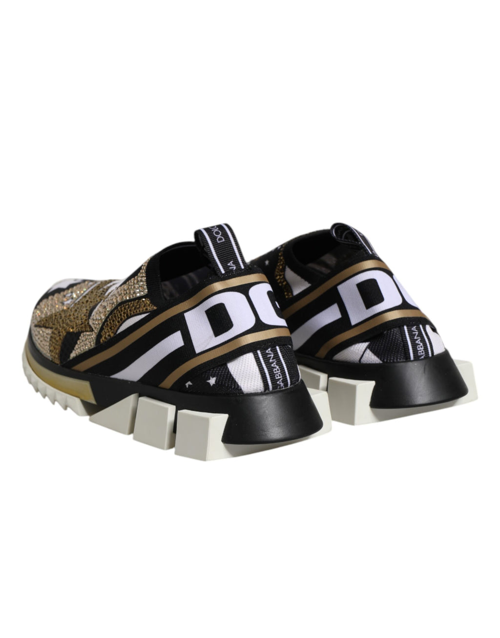 Chaussures sneakers basses multicolores Dolce & Gabbana Sorrento pour homme, en toile avec détails colorés.