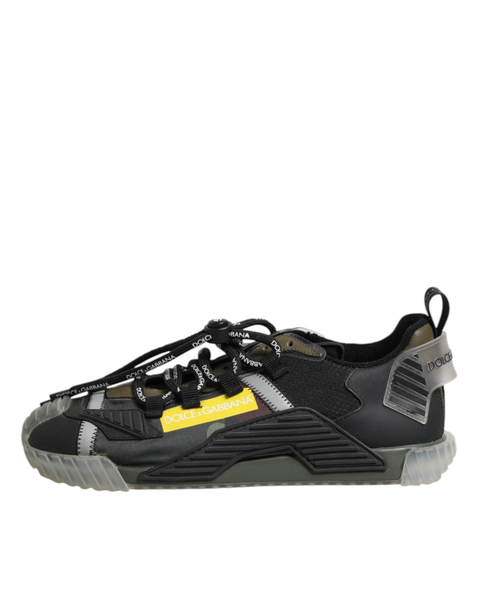 Chaussures basses Dolce & Gabbana NS1 en dentelle multicolore, lacets, style décontracté et tendance.