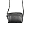 Sac à épaule noir en polyester de Calvin Klein pour femme, avec détails élégants et logo visible.