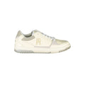 Sneakers sport beige Tommy Hilfiger avec broderie unique, chaussures décontractées pour homme ou femme.