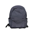 Sac à dos pour homme Tommy Hilfiger en polyester bleu, avec logo et poches pratiques.