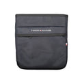 Sacoche homme Tommy Hilfiger en polyester bleu, sac à bandoulière élégant avec compartiments spacieux.