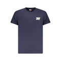 Tommy Hilfiger blaues Baumwoll-T-Shirt für Herren