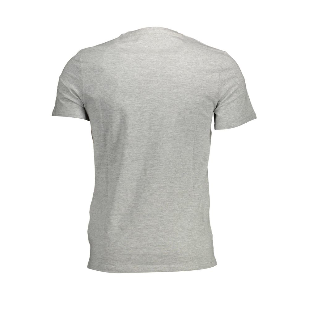 Guess Jeans Herren T-Shirt aus Bio-Baumwolle Grau