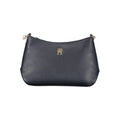 Sac à bandoulière pour femme Tommy Hilfiger en polyester bleu avec détails élégants, idéal pour un style décontracté.