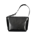 Sac à bandoulière pour femme de Calvin Klein en polyester noir, vue détaillée du produit.