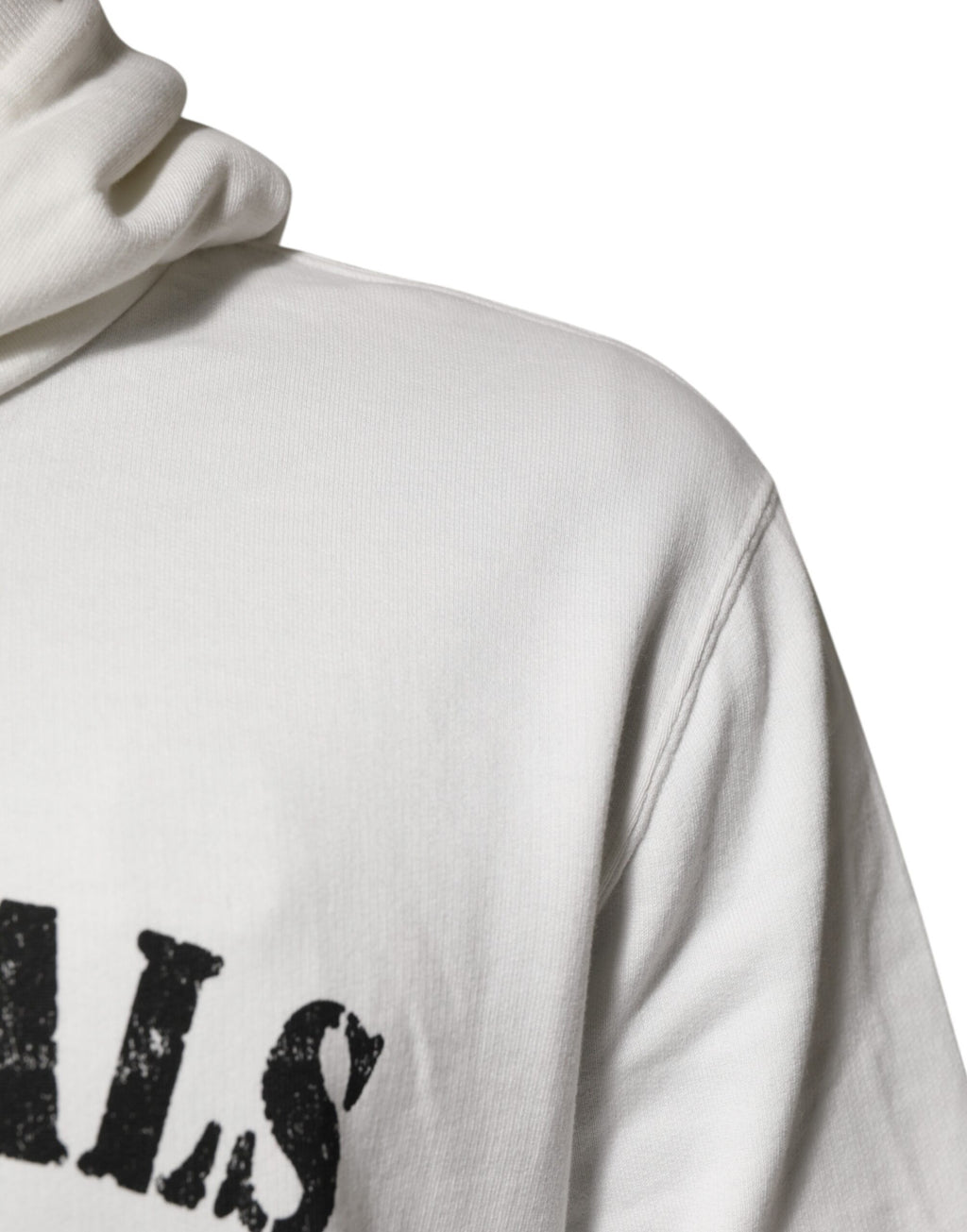 Sweat à capuche en coton blanc Dolce & Gabbana avec imprimé DG ROYAL, style décontracté et élégant.