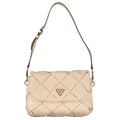 Sac à dos Guess Jeans pour femmes en rosa en polyester, avec détails en polyuréthane, visible sur l'image.