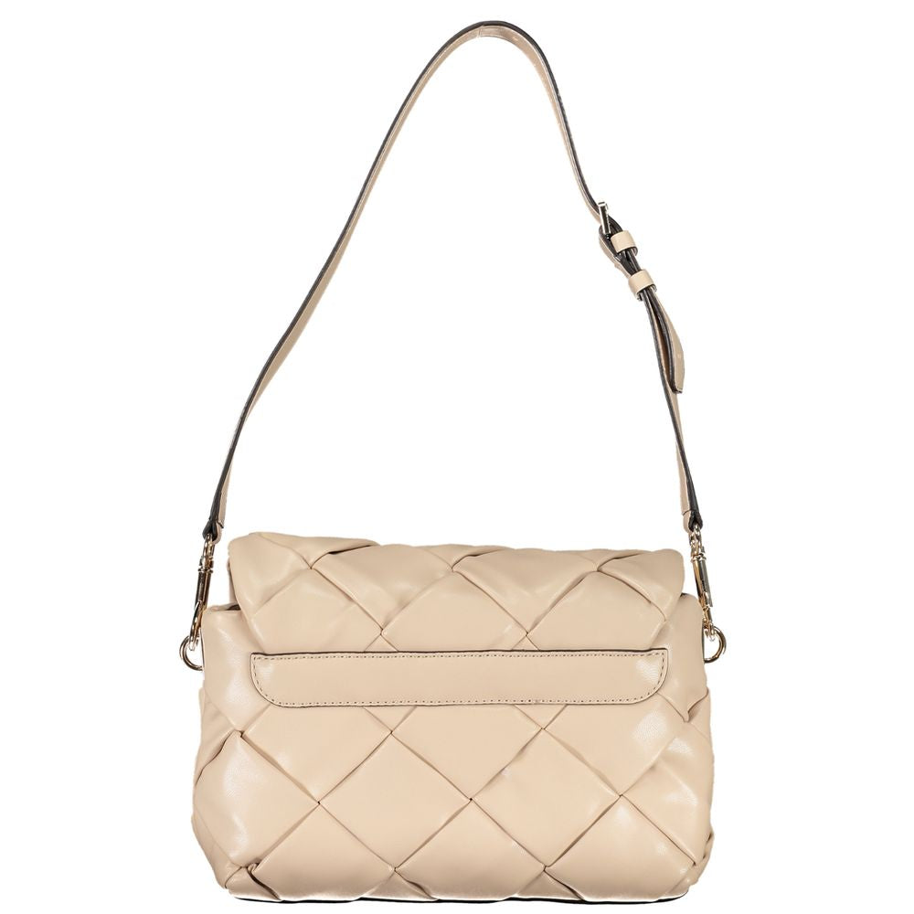 Sac à dos Guess Jeans en rose en polyuréthane pour femmes, avec design tendance et détails modernes.