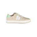 Chaussures femmes Calvin Klein en polyuréthane beige, baskets élégantes et confortables pour un style décontracté.