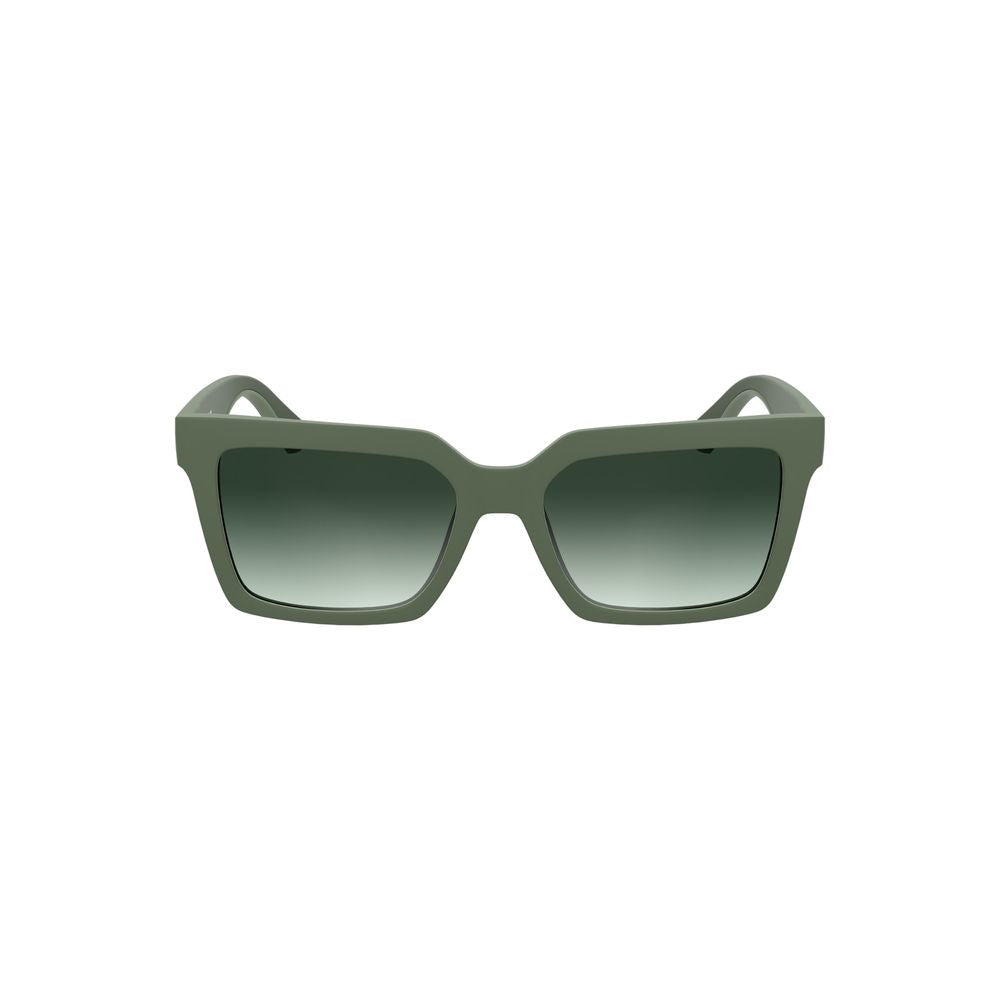Lunettes de soleil femmes Calvin Klein Verde Bio avec monture élégante et verres teintés, mode et protection solaire.