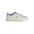 Sneakers pour femme Tommy Hilfiger Azzurro en polyuréthane avec semelle blanche, style moderne et confortable.