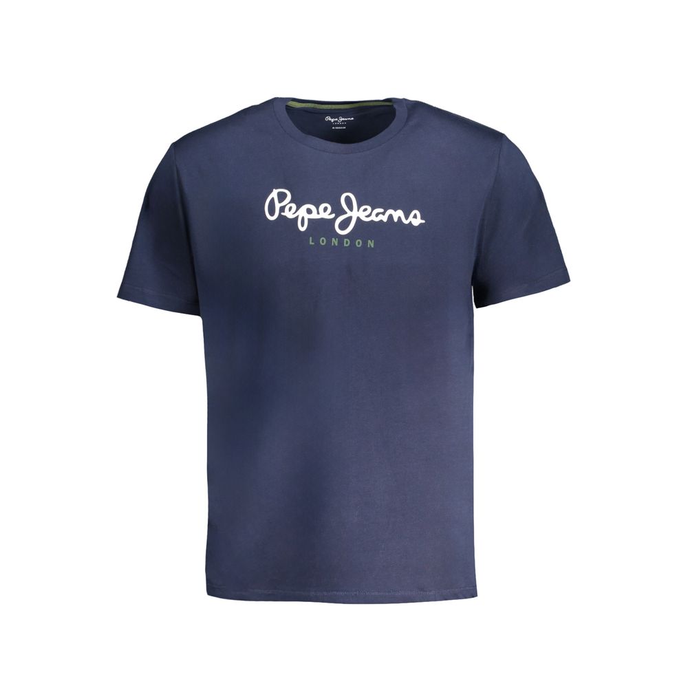 Pepe Jeans Blaues Baumwoll-T-Shirt für Herren