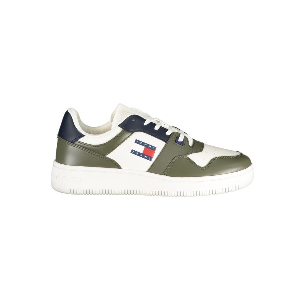 Tommy Hilfiger Grün Leder Herren Sneaker