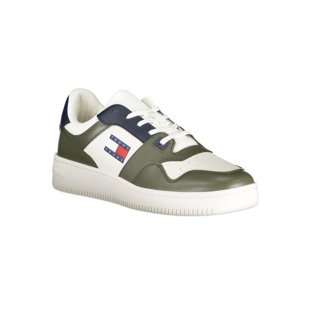Tommy Hilfiger Grün Leder Herren Sneaker