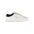 Chaussures de sport pour homme Calvin Klein Bianco en polyuréthane, baskets blanches modernes avec semelle blanche.
