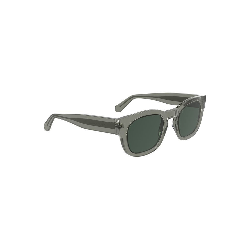 Lunettes de soleil pour femmes Calvin Klein Grigio en acétate, monture élégante et moderne, vue de face.