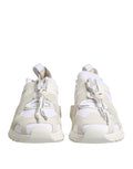 Chaussures de randonnée Dolce & Gabbana Sorrento en mesh blanc, baskets tendance pour un style décontracté et confortable.