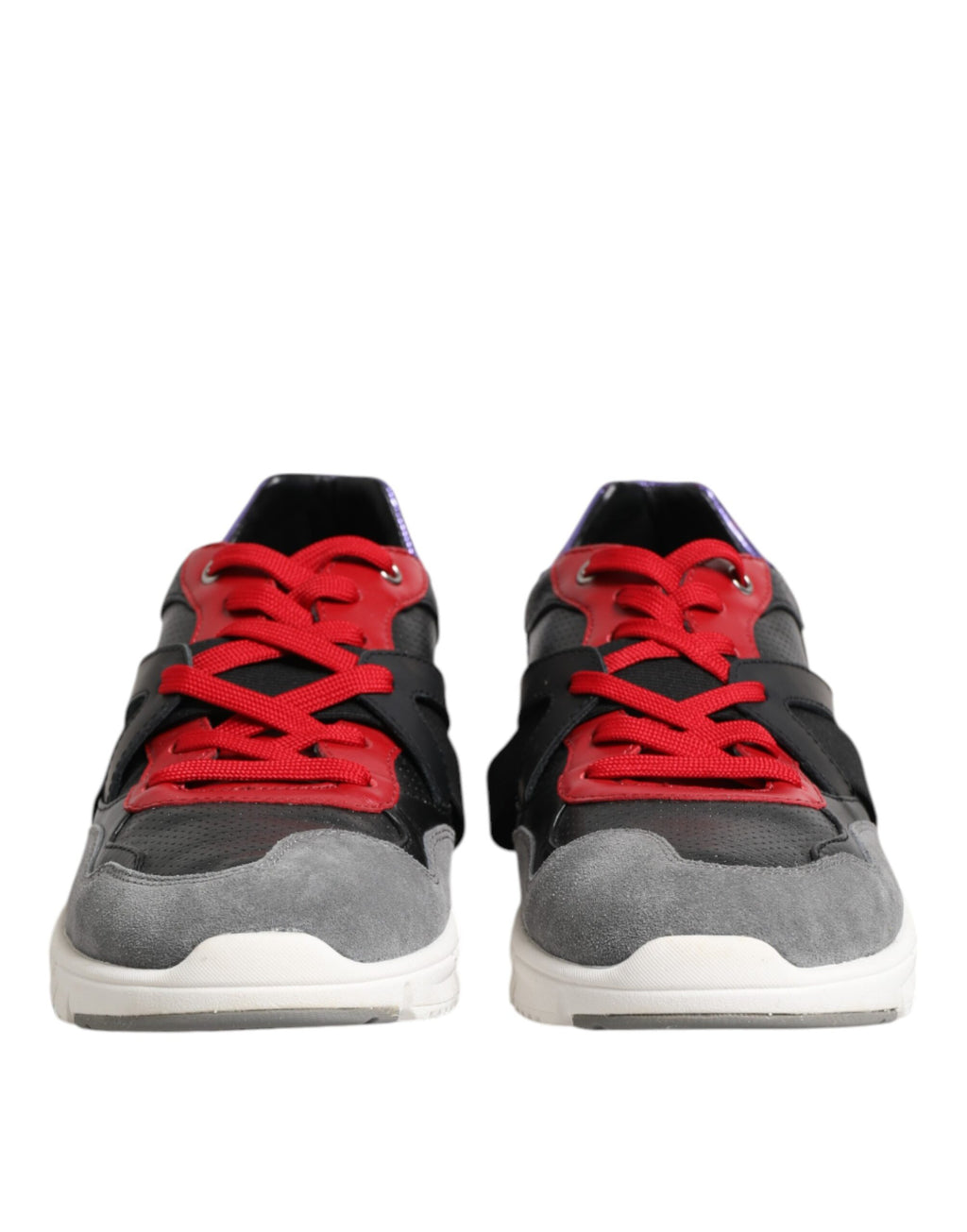 Chaussures sneakers basses pour hommes Dolce & Gabbana en dentelle multicolore, chaussures de sport élégantes et confortables