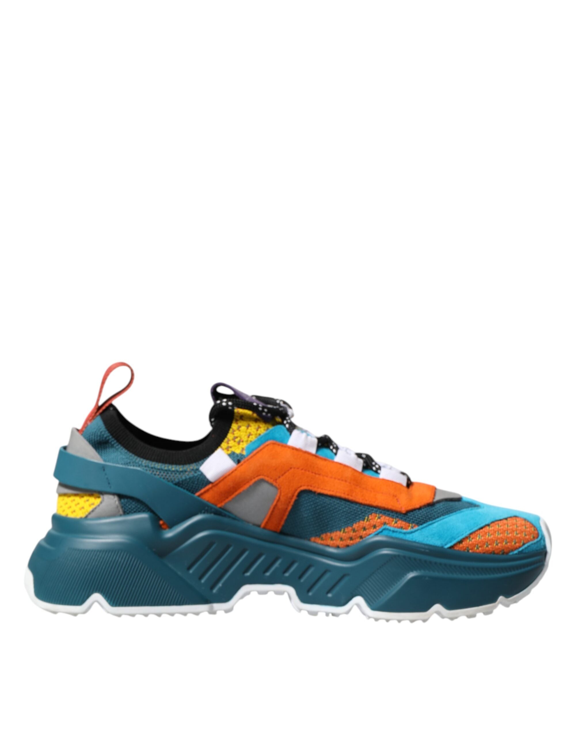 Chaussures sneakers basses multicolores Dolce & Gabbana Daymaster, design tendance et détails colorés visibles.