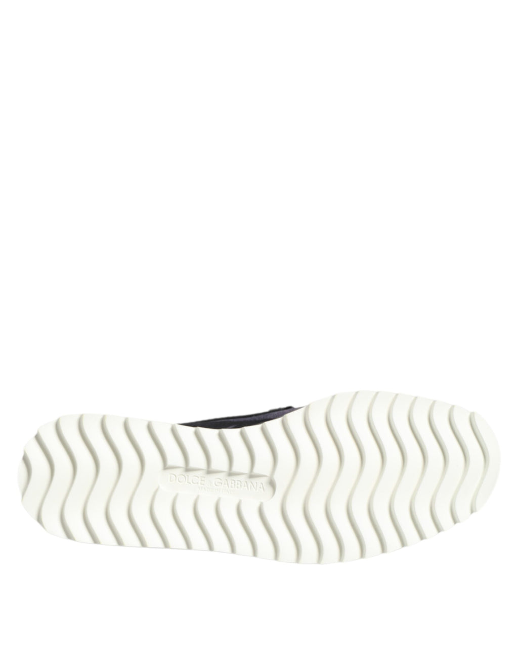 Chaussures sneakers homme Dolce & Gabbana noires tropicales, slip-on, design élégant et tendance, vue de face.