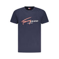 Tommy Hilfiger blaues Herren-T-Shirt aus Baumwolle