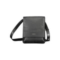 Sacoche homme en polyester noir de Calvin Klein, sac à bandoulière élégant avec logo de la marque.