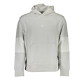 Sweat-shirt gris en coton pour homme de Calvin Klein, coupe décontractée et logo discret sur la poitrine.