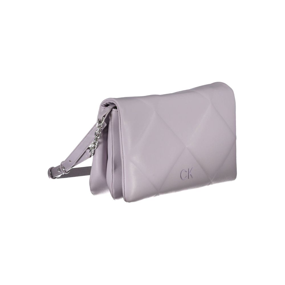 Sac à bandoulière en polyester Calvin Klein Viola pour femmes, avec détail élégant et logo de la marque visible.